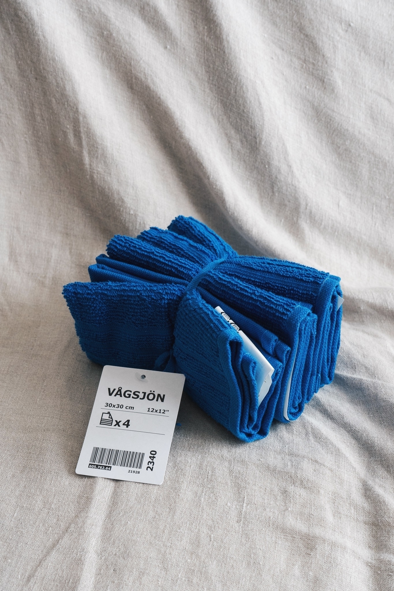 イケアのおすすめアイテム「VÅGSJÖN ヴォーグショーン タオルハンカチ」