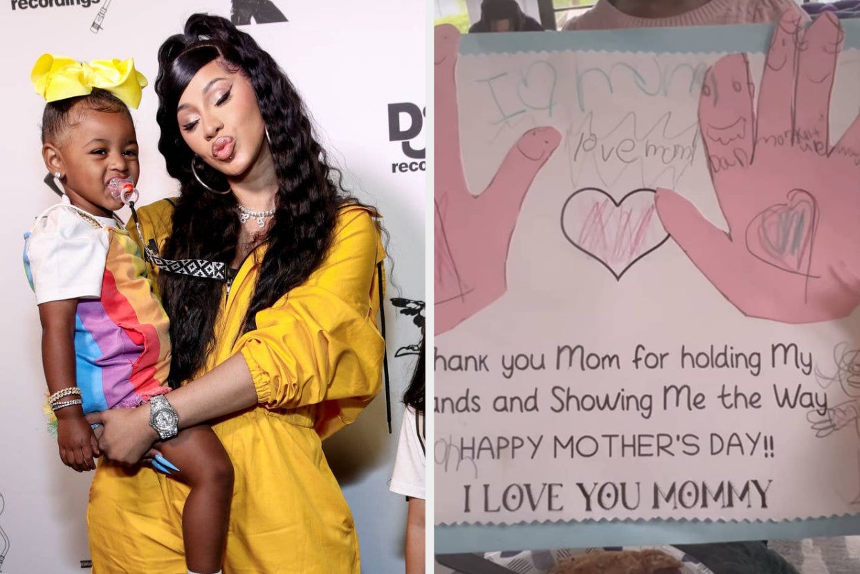 I Need You Guys To See The Mother's Day Card Cardi B's Daughter Gave Her Because It's Hilariously Honest