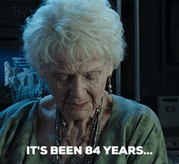 Elderly character Rose from Titanic movie reflects emotionally, saying &quot;It&#x27;s been 84 years...&quot;