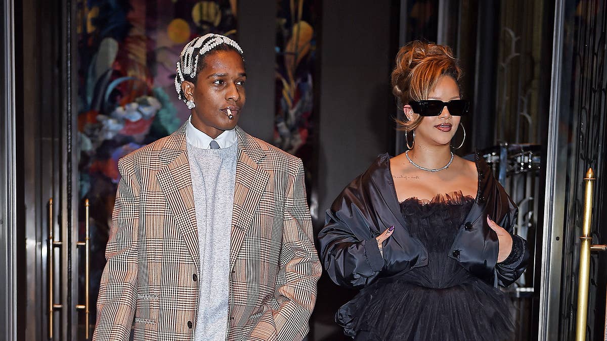Rocky made the comment while leaving a party to celebrate his and Rihanna's son turning two.