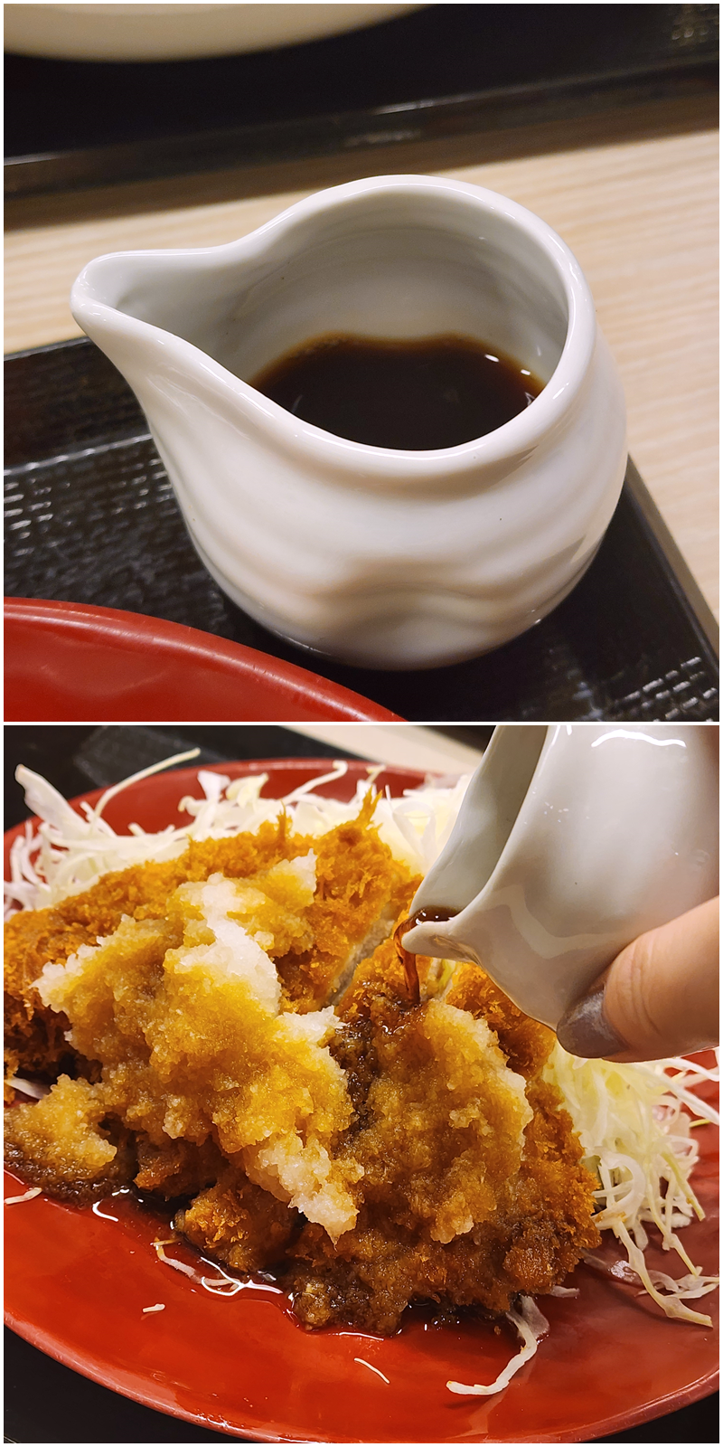 かつやの「おろしカツ定食」