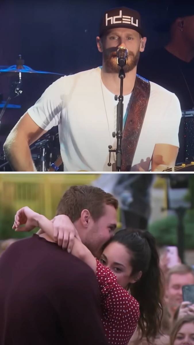 Chase sings while Peter and Victoria slow dance