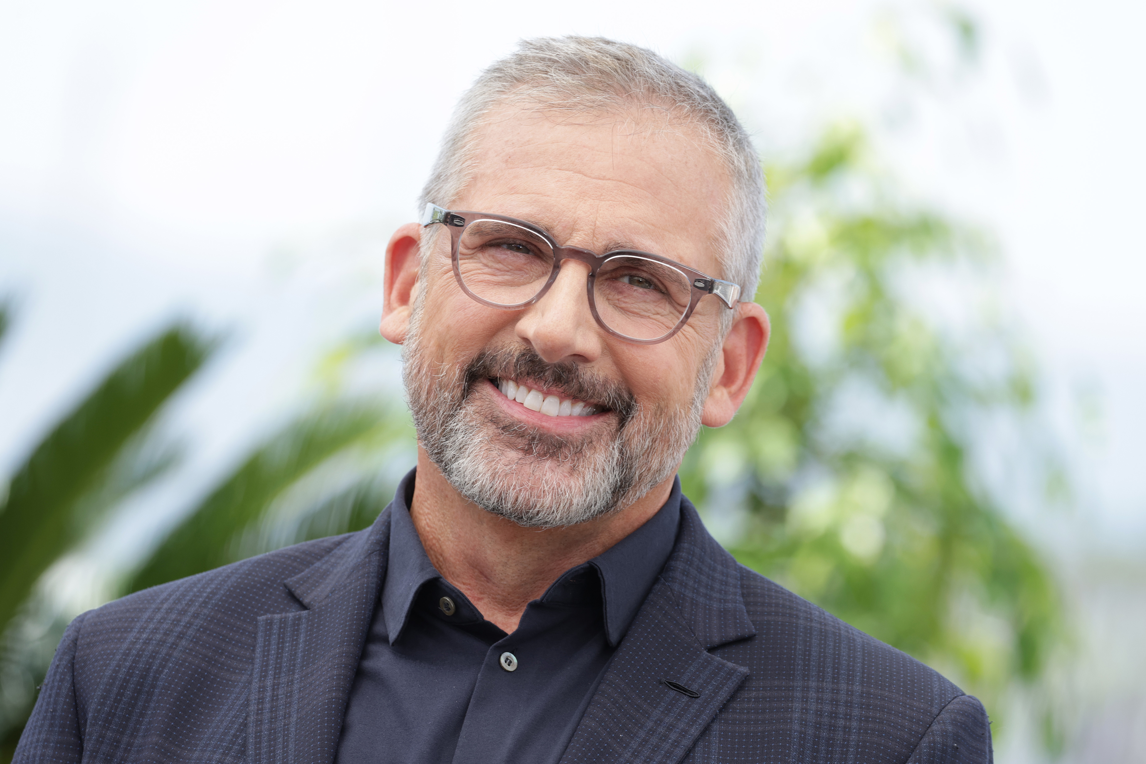 Closeup of Steve Carell smiling