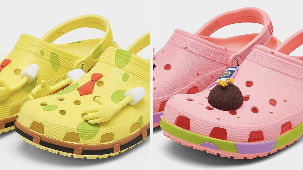 SpongeBob and Patrick get their own Classic Clog colorways.