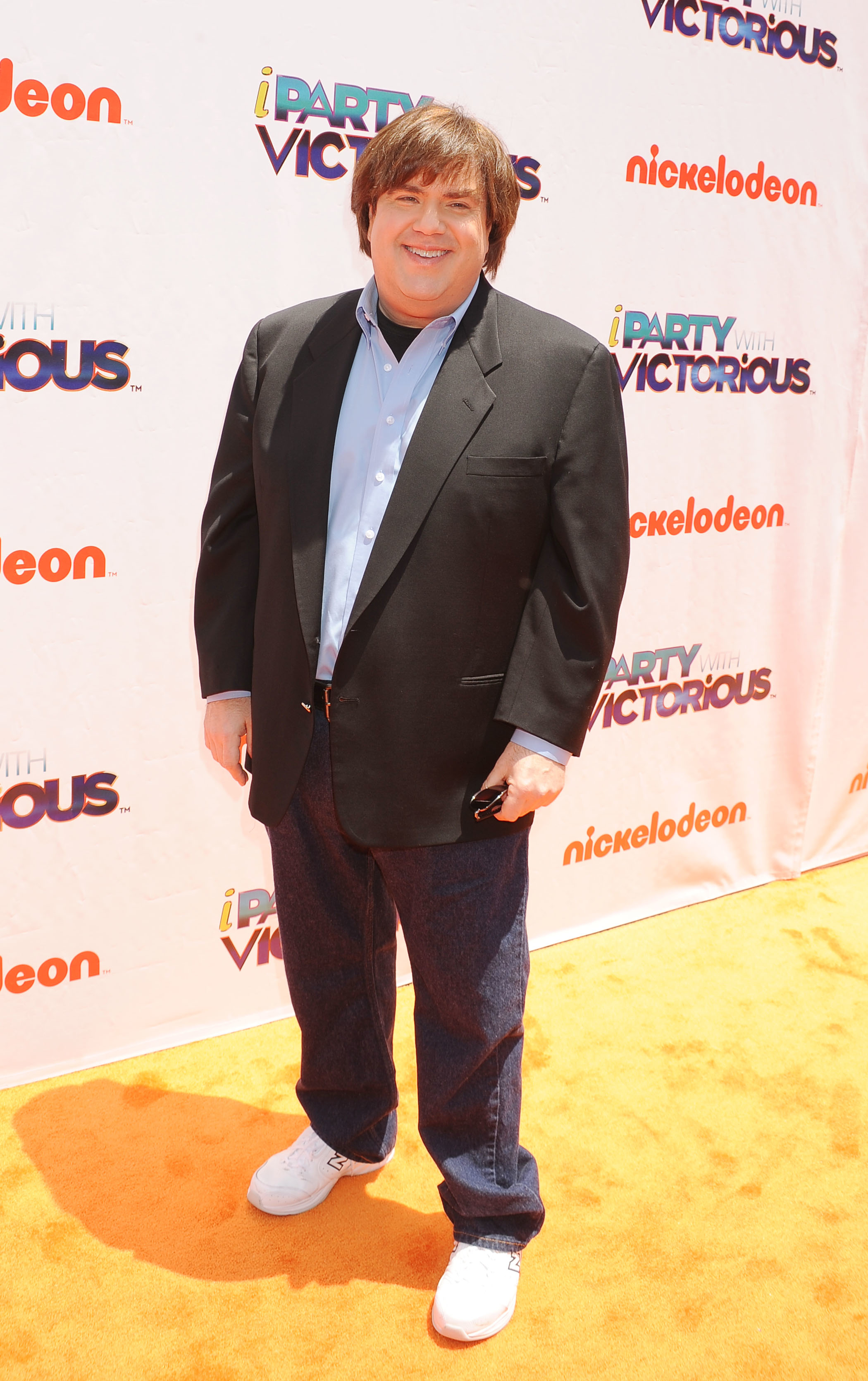 Dan Schneider on the red carpet of a media event