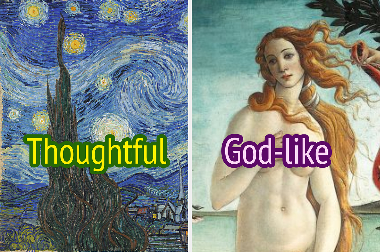 From "Mona Lisa" To "Starry Night," Which Iconic Painting Represents
Your Soul?