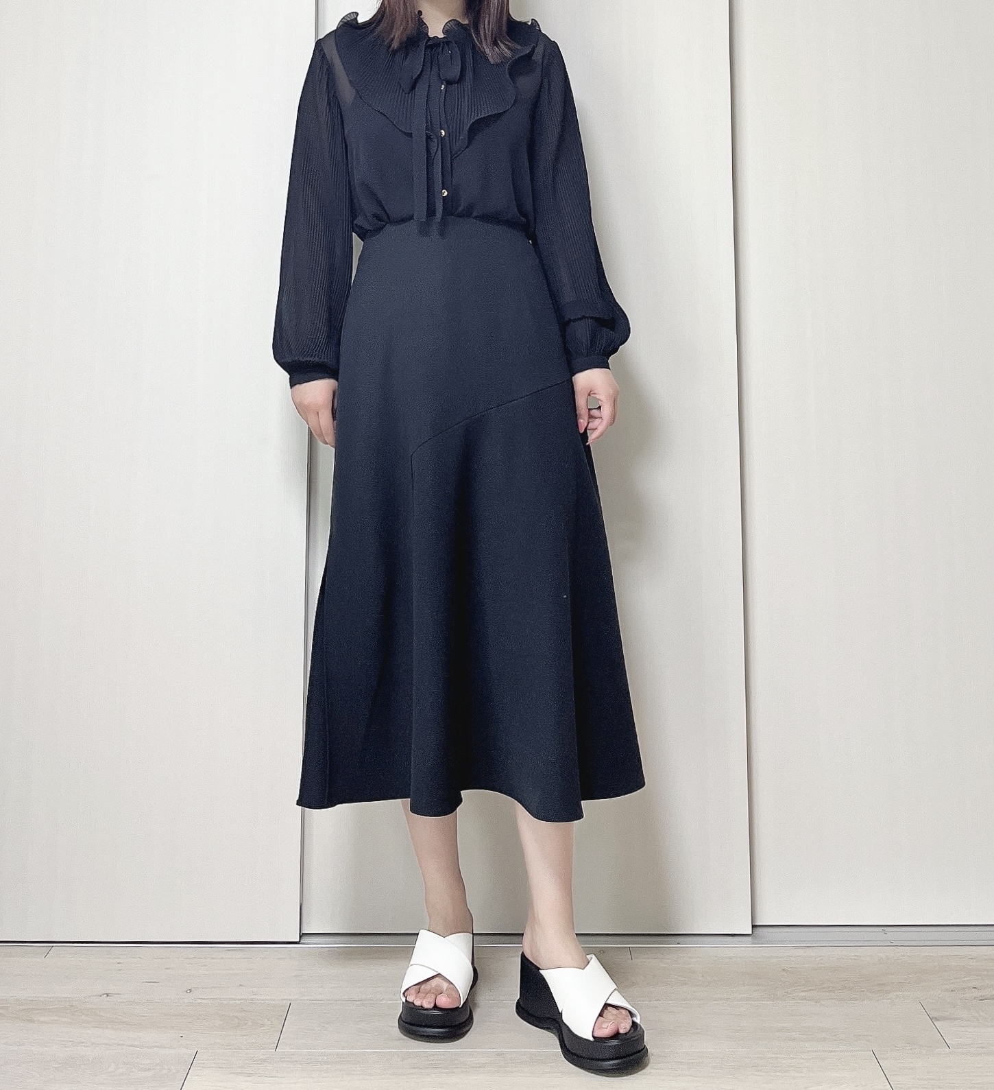 ユニクロのおすすめサンダル「プラットフォームサンダル」