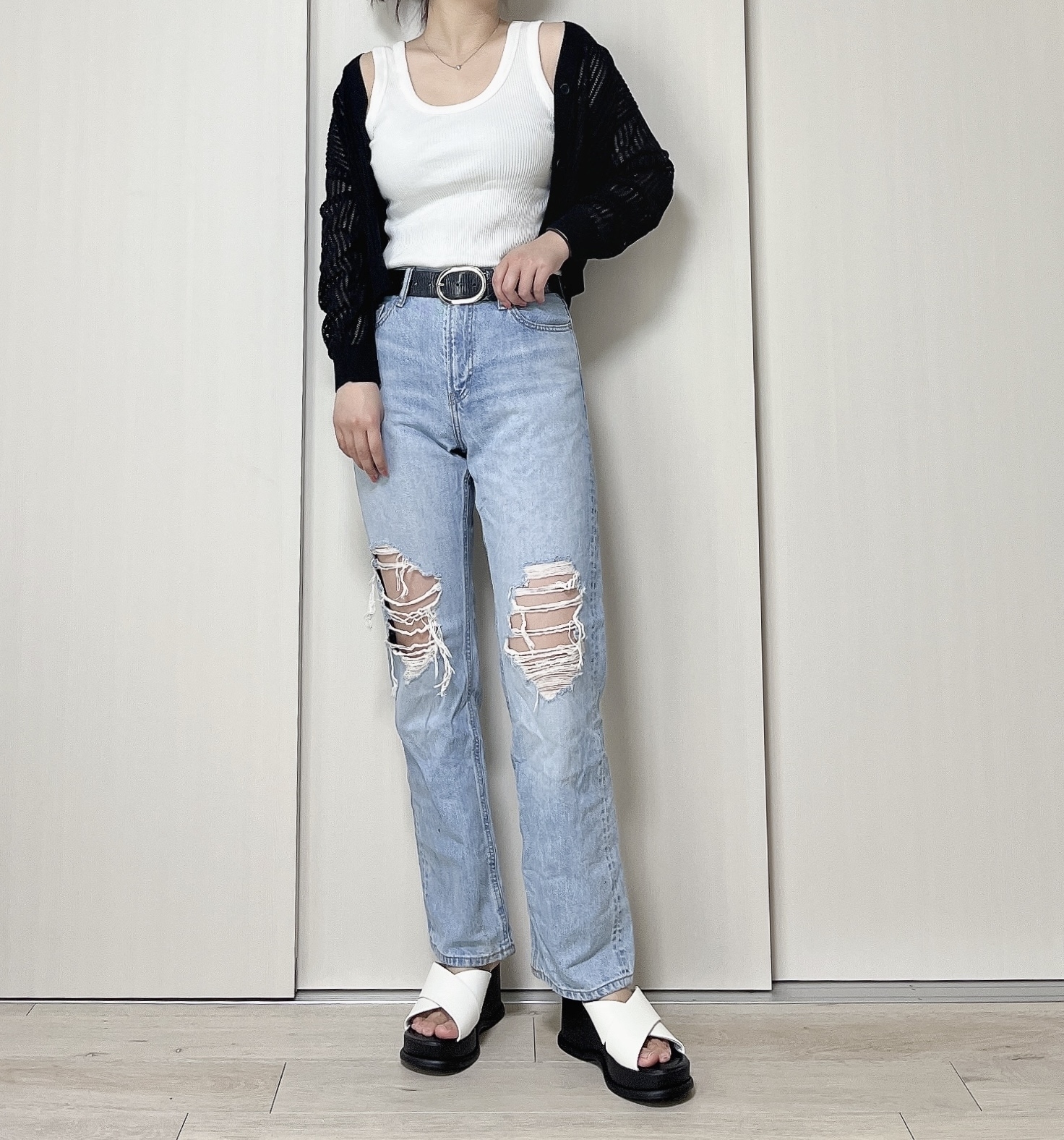 ユニクロのおすすめサンダル「プラットフォームサンダル」