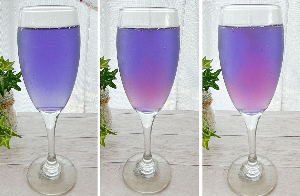 カルディのおすすめドリンクシロップ「バタフライピーシロップ 195ml」