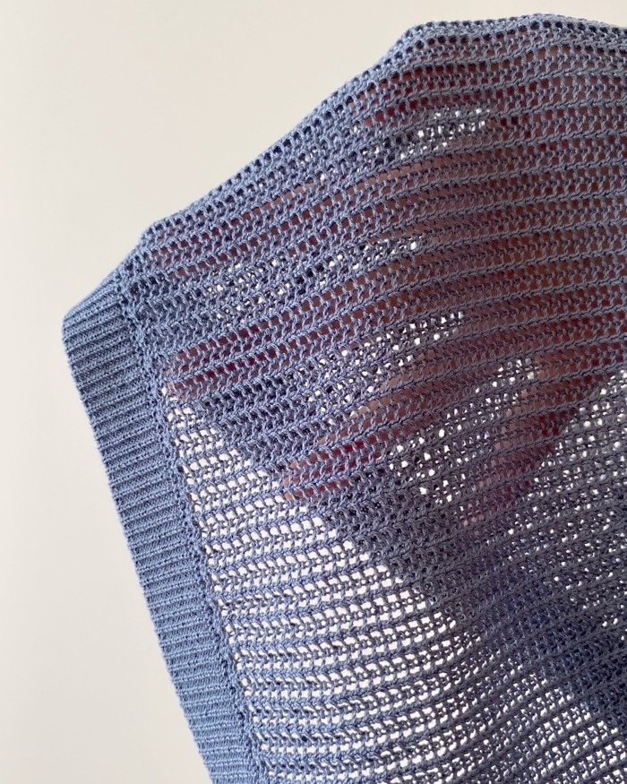 GU（ジーユー）のおすすめファッションアイテム「メッシュポロカーディガン（長袖）Q」