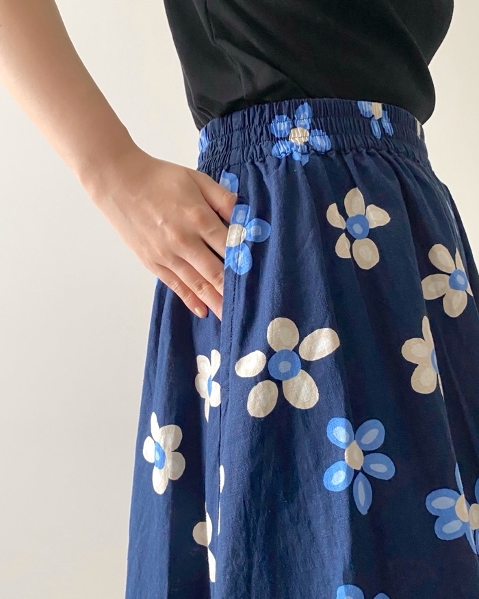 UNIQLO（ユニクロ）のおすすめファッションアイテム「リネンブレンドスカート」