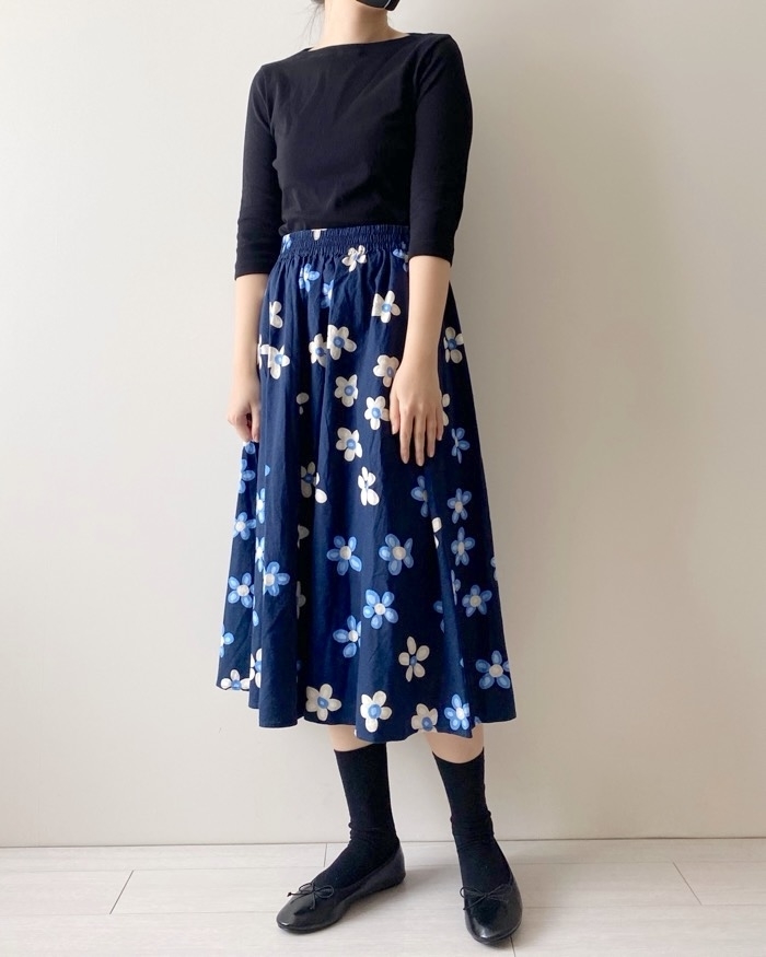 UNIQLO（ユニクロ）のおすすめファッションアイテム「リネンブレンドスカート」のコーディネート