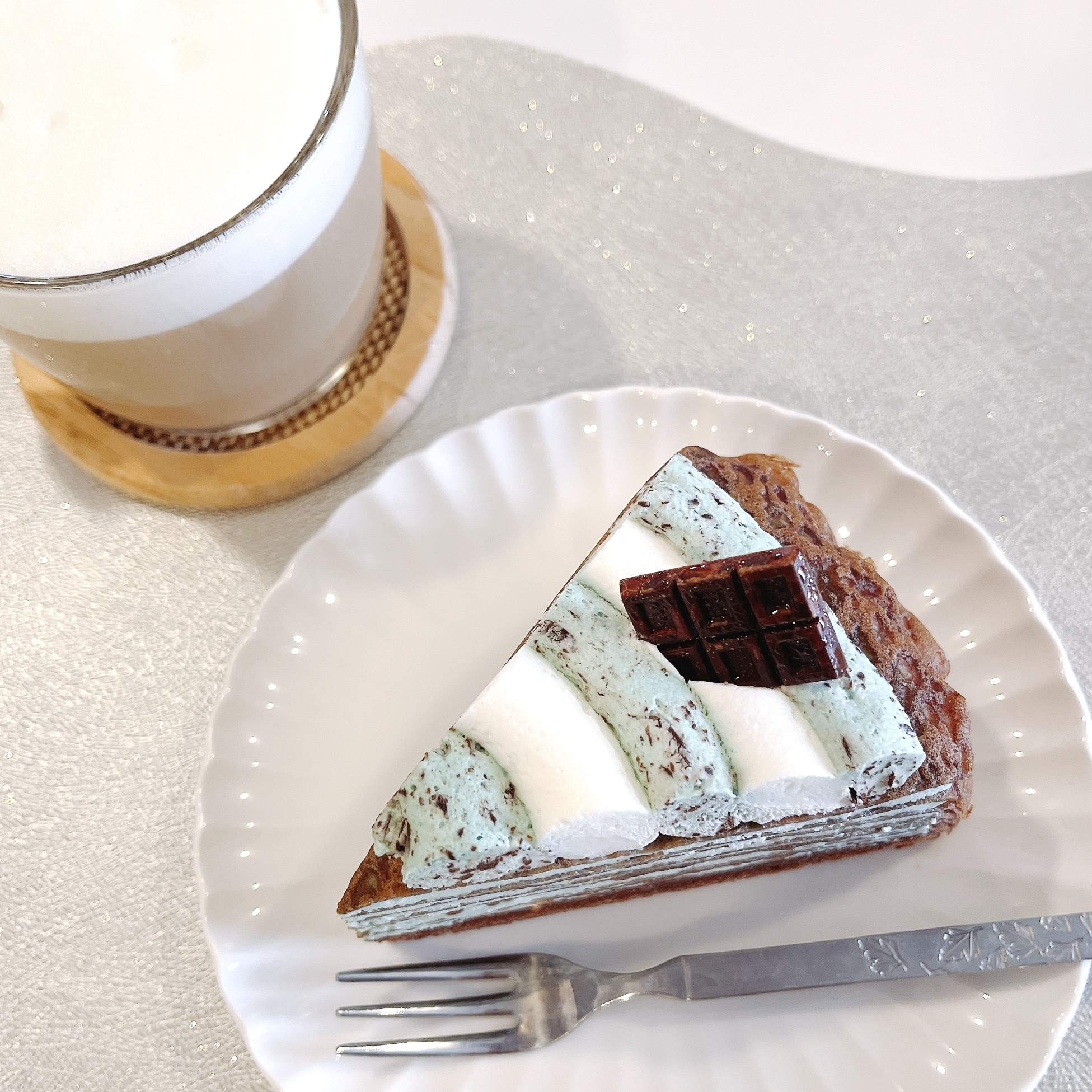 CozyCorner(コージーコーナー)のおすすめスイーツ「チョコミントミルクレープ」