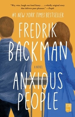 Book cover of  &quot;Anxious People&quot; by Fredrik Backman