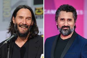 Keanu Reeves and Cliff Curtis