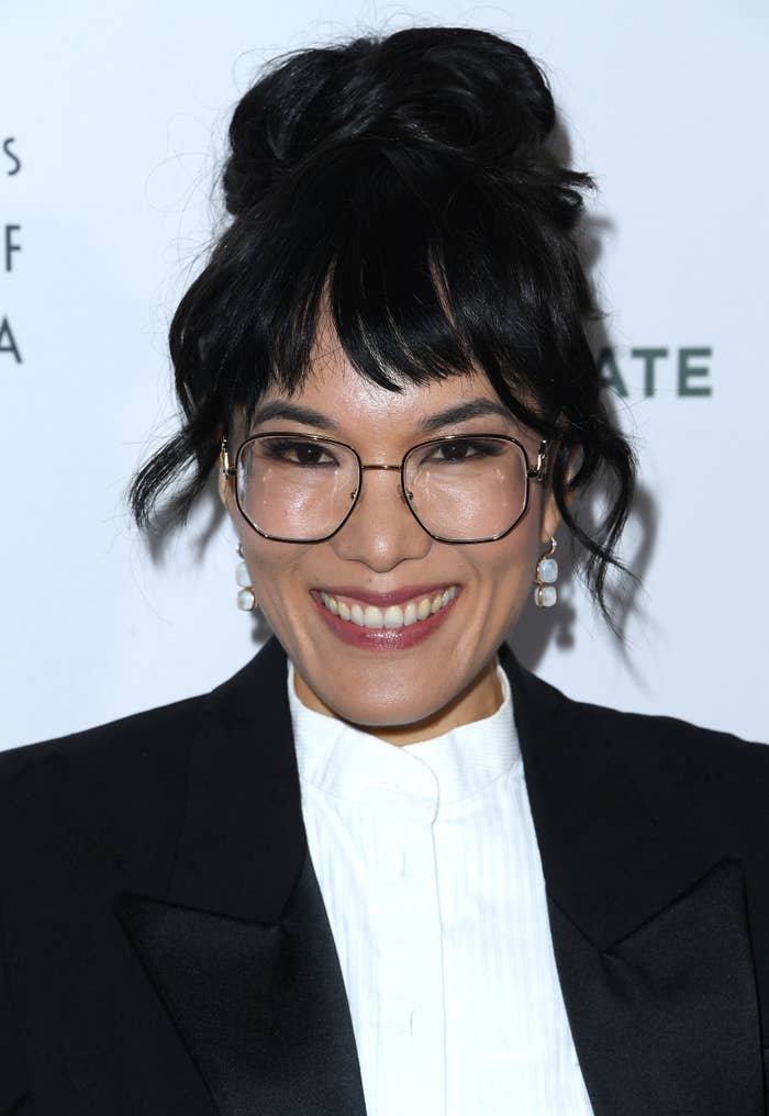 A closeup of Ali Wong smiling