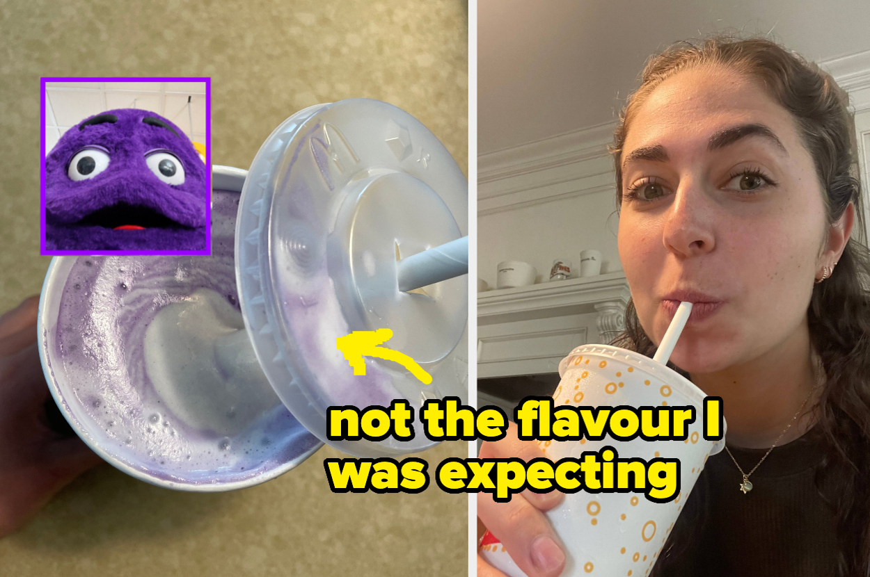McDonald's TikTok Famous Grimace Shake Is Finally Available In Canada — And The Internet Has Mixed Opinions