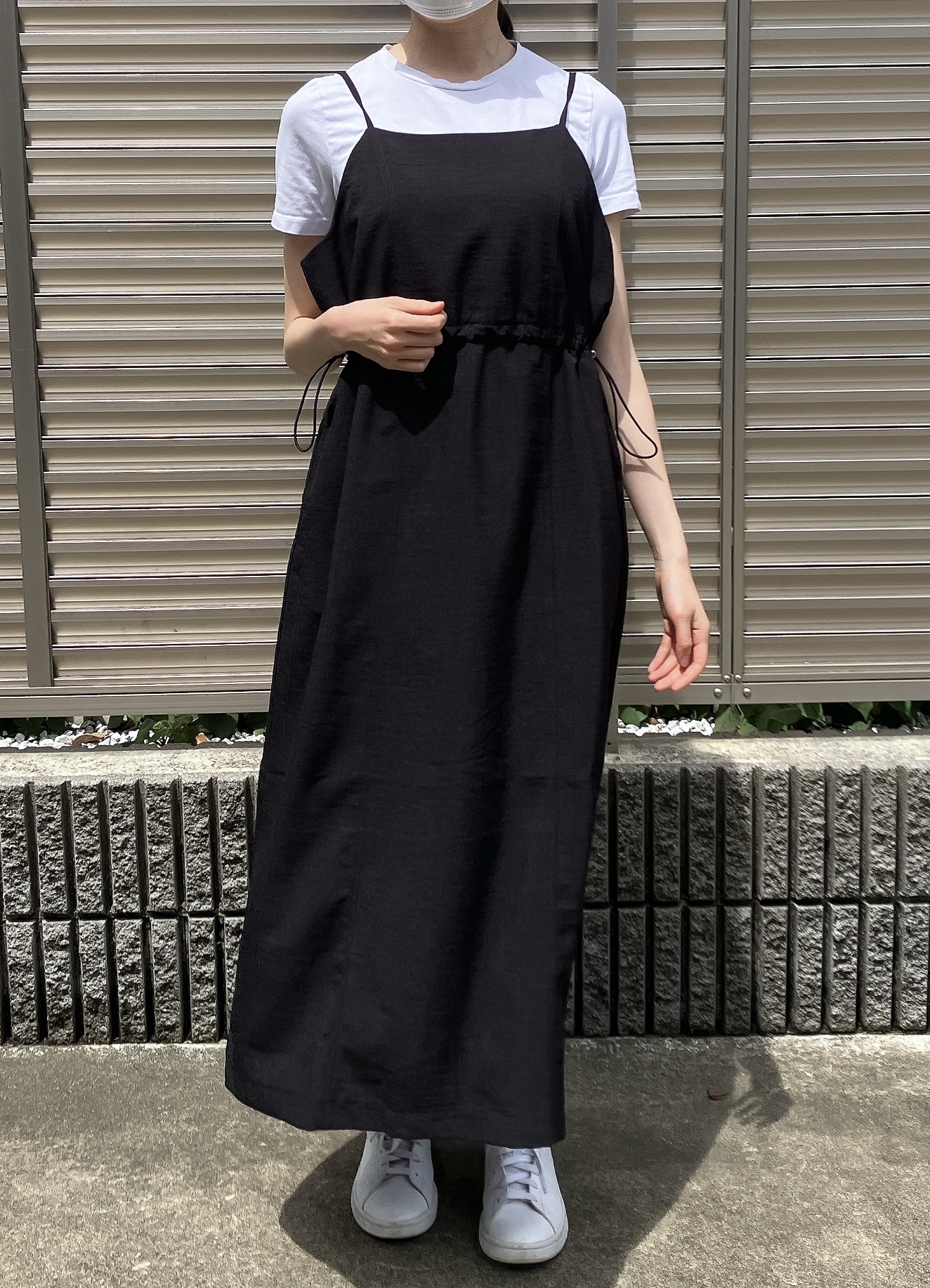 Honeys(ハニーズ)のおすすめワンピース「ドロスト使いキャミワンピ」