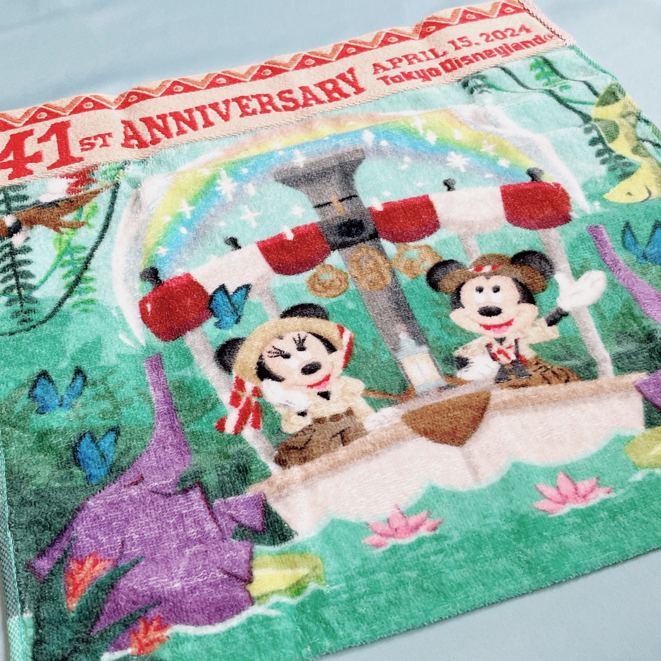 東京ディズニーランドのおすすめお土産「ウォッシュタオル ミッキー ミニー」