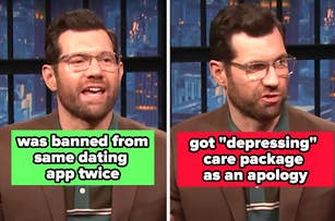 Billy Eichner was banned from same dating app twice and got sent "depressing" care package as an apology