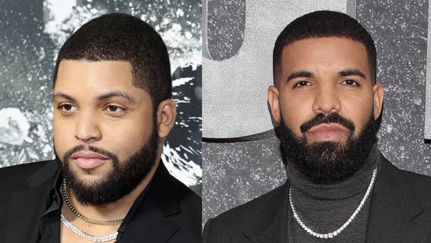 Two male celebrities side by side, one with short hair and facial hair, the other with a beard and wearing a turtleneck