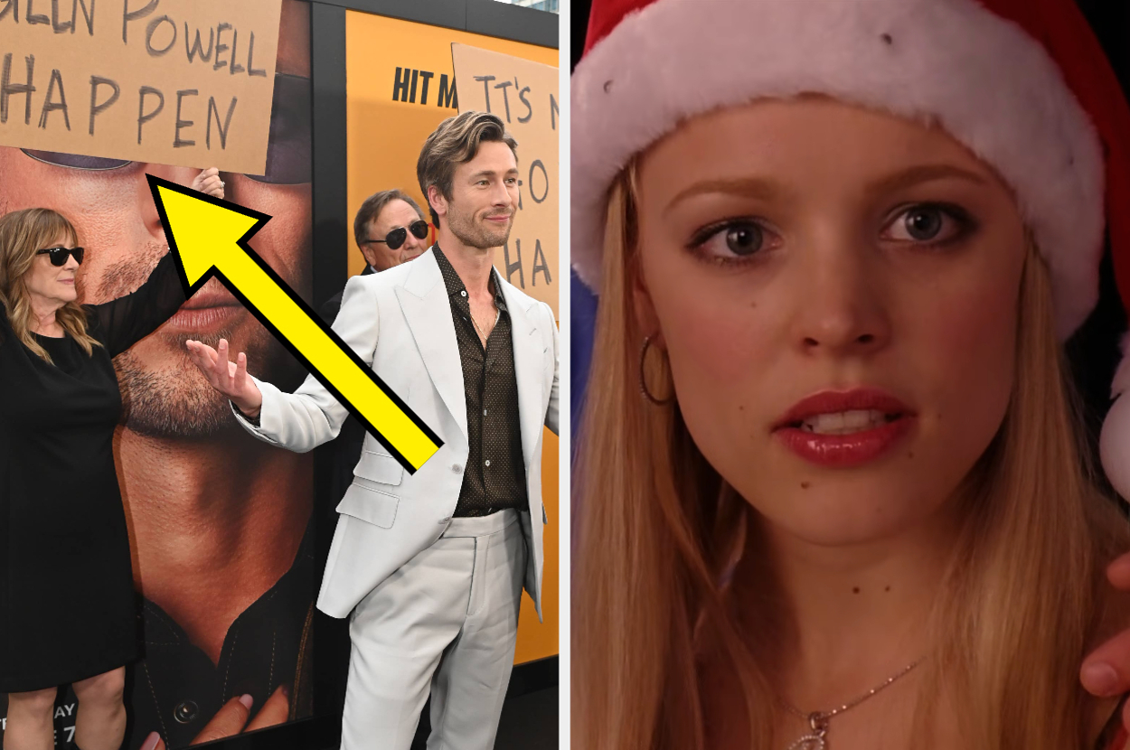 Glen Powell's Parents Just Expertly Trolled Him On The Red Carpet Using A "Mean Girls" Reference