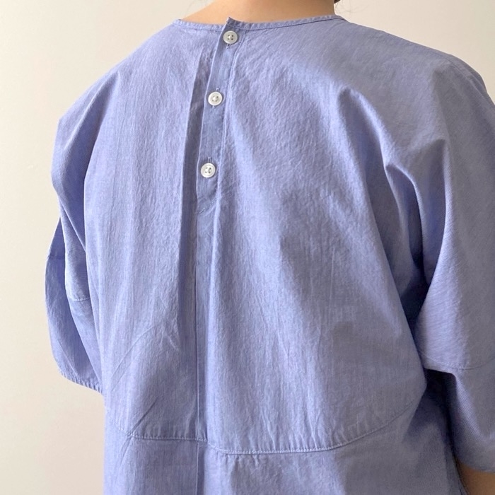 無印良品のおすすめファッションアイテム「婦人 涼感 ブロードプルオーバー半袖ワンピース」