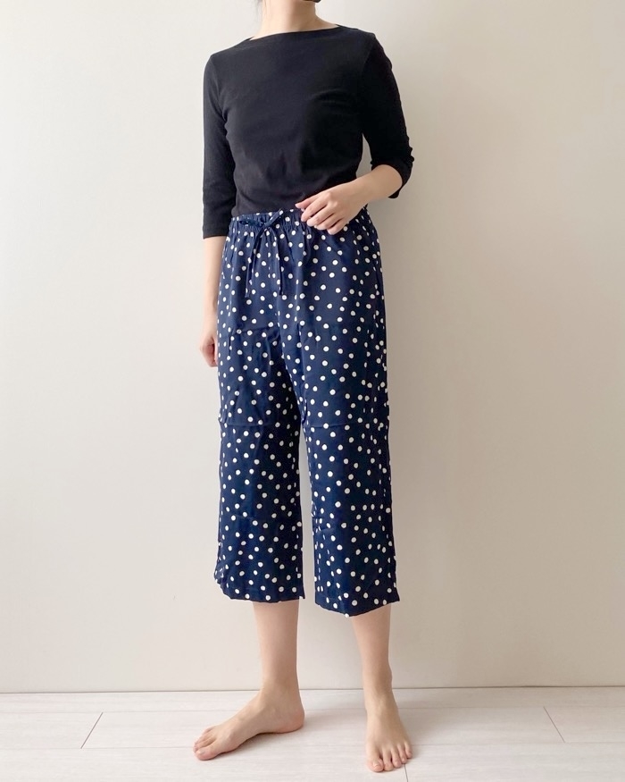 UNIQLO(ユニクロ)のおすすめファッションアイテム「エアリズムリラコ」のコーディネート