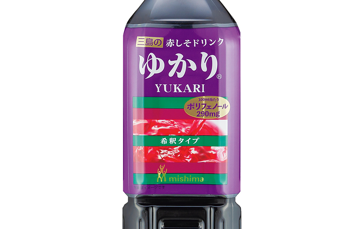 ボトルに入った「ゆかり」のふりかけ。