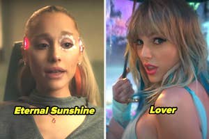 "Eternal Sunshine" by Ariana Grande and "Lover" by Taylor Swift