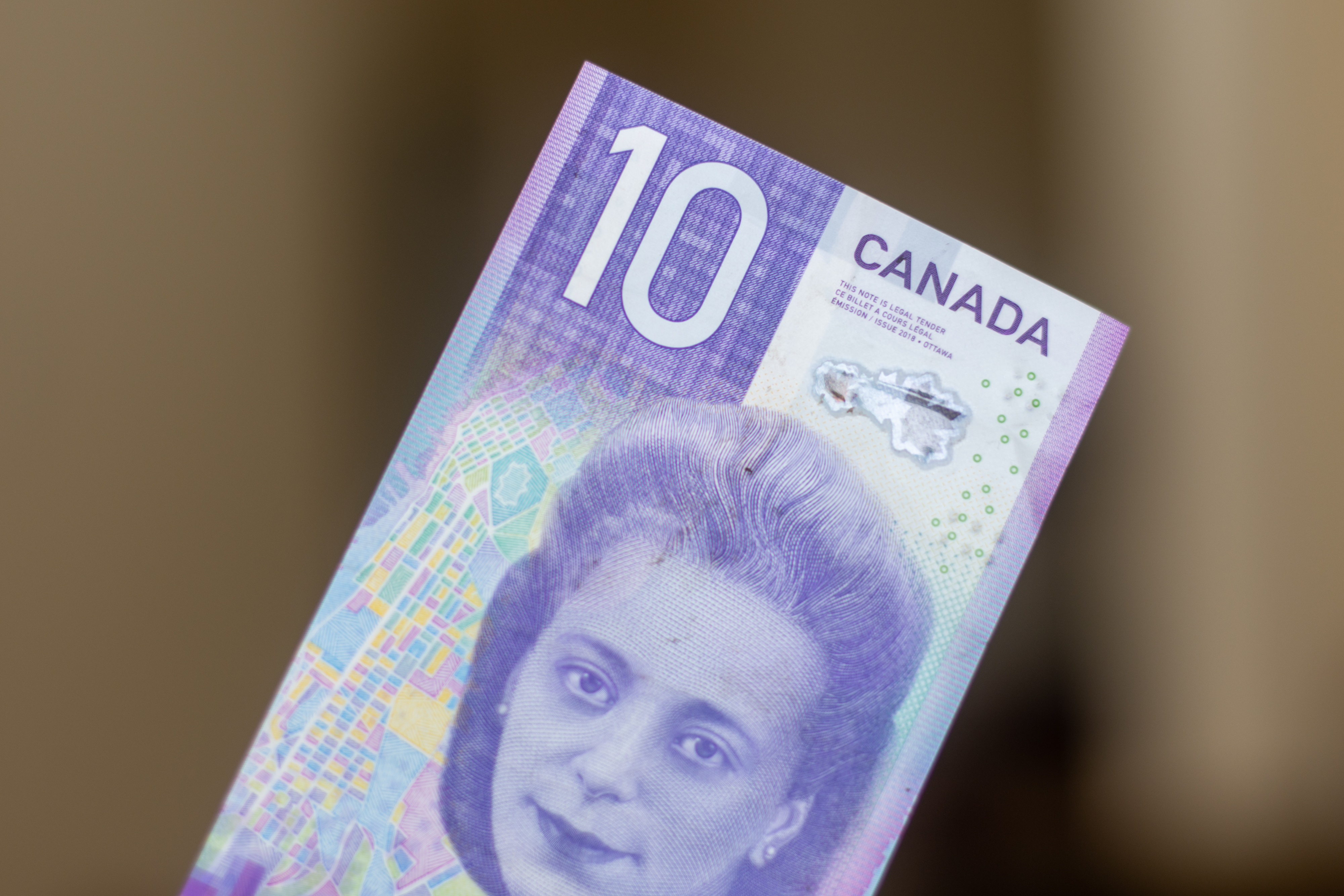 Canadian $10 bill featuring a portrait of Viola Desmond