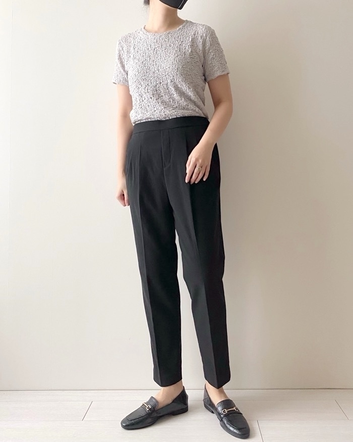 UNIQLO(ユニクロ)のおすすめファッションアイテム「シャーリングT(半袖)」のコーディネート