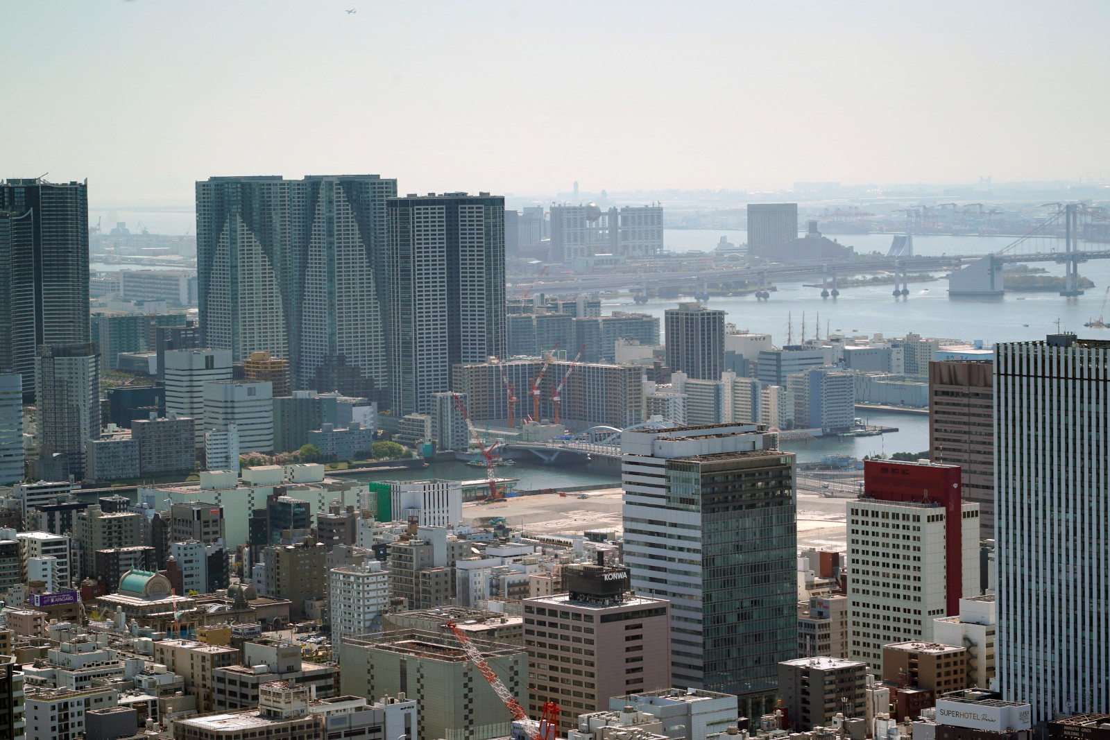 築地、勝どきの周辺(時事通信)