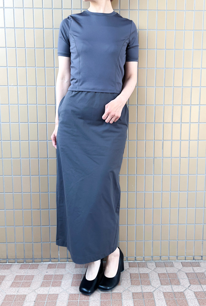 GU（ジーユー）のおすすめファッション「シームT(半袖)Q+E」