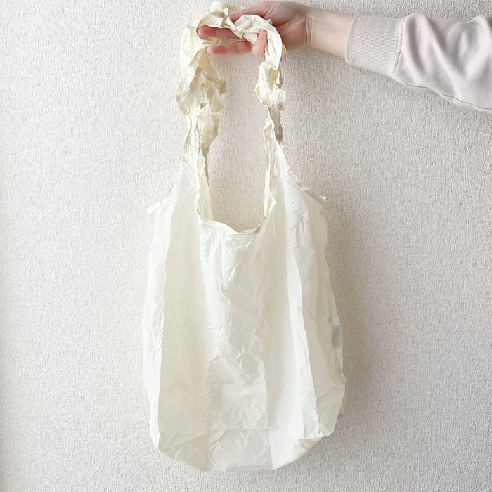 Francfranc（フランフラン）のおしゃれエコバッグ「くしゅらくエコバッグ フリル」