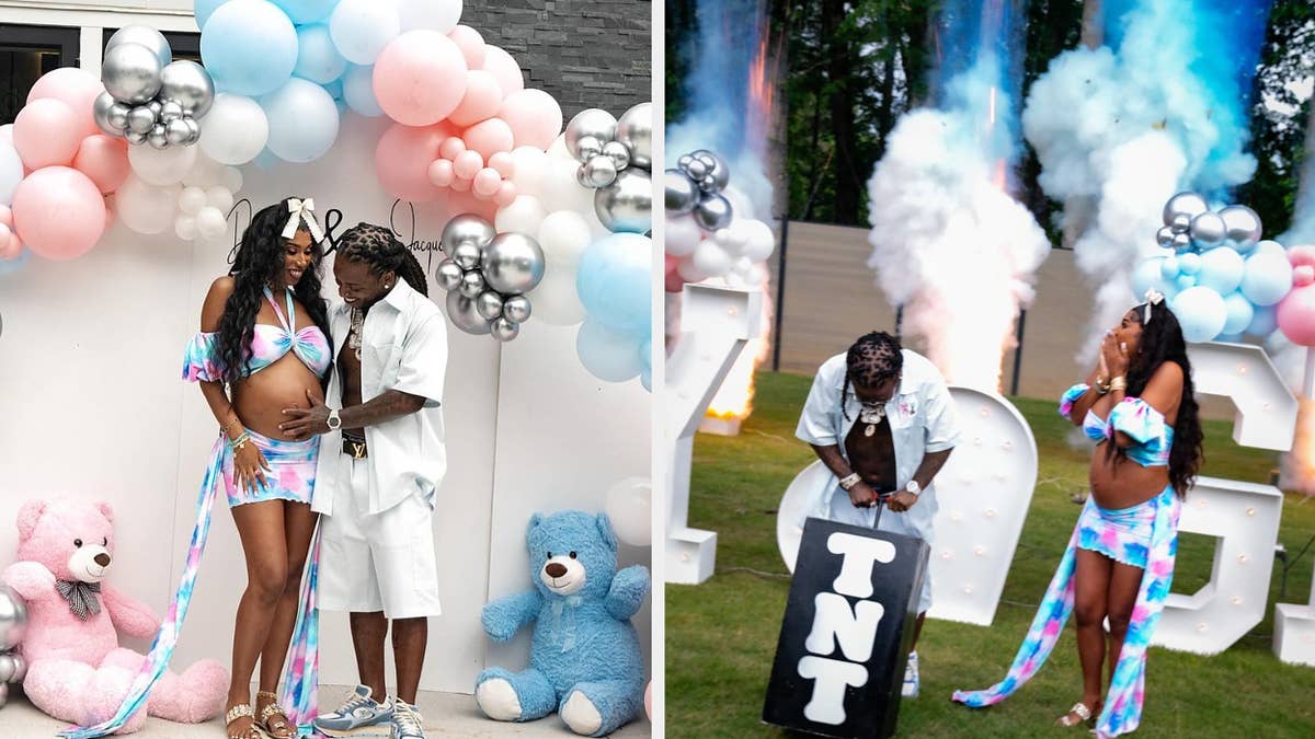 The couple announced they were expecting a child in March.