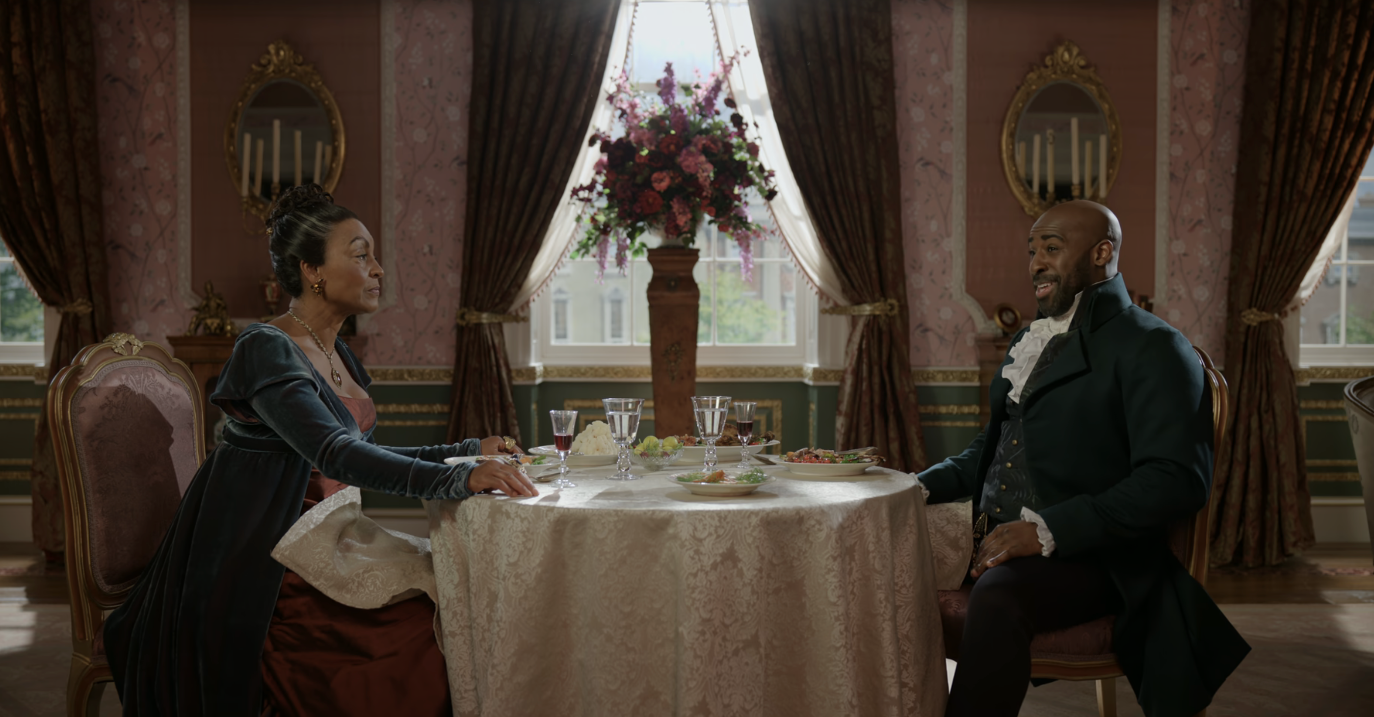 Screenshot from "Bridgerton"