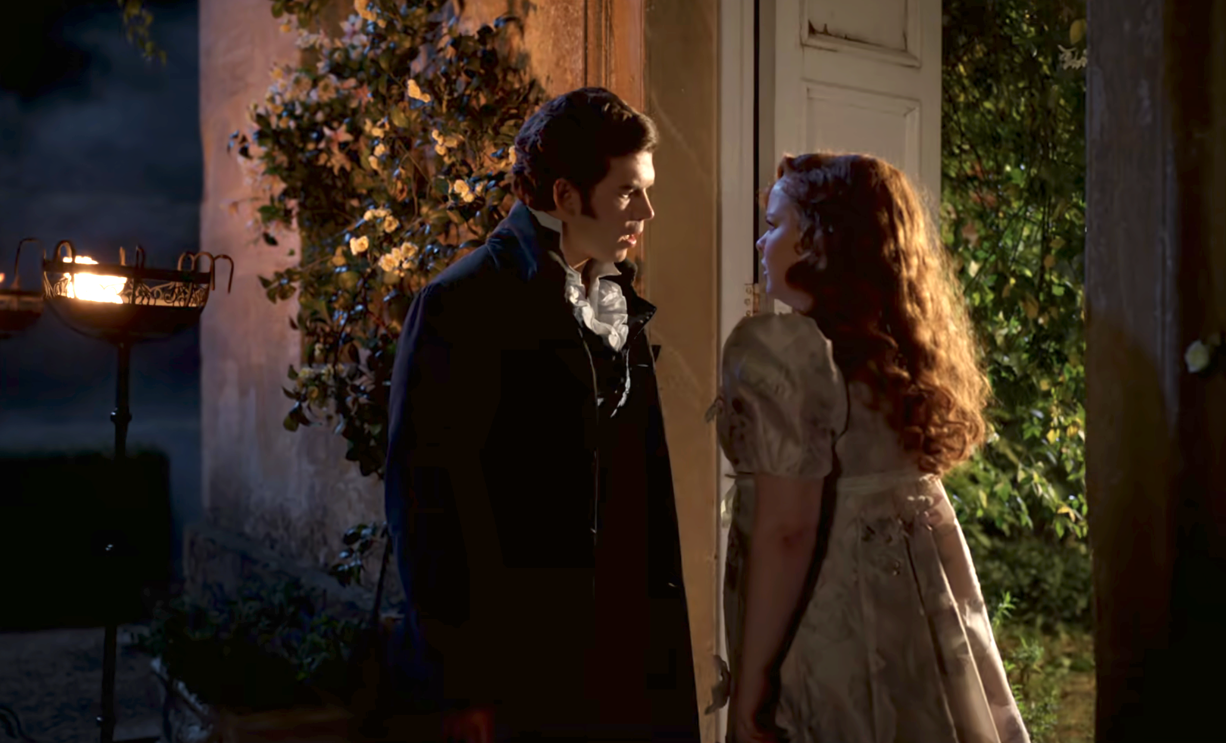 Colin and Penelope in "Bridgerton"