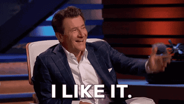 Robert Herjavec gesturing while saying &quot;I LIKE IT&quot;