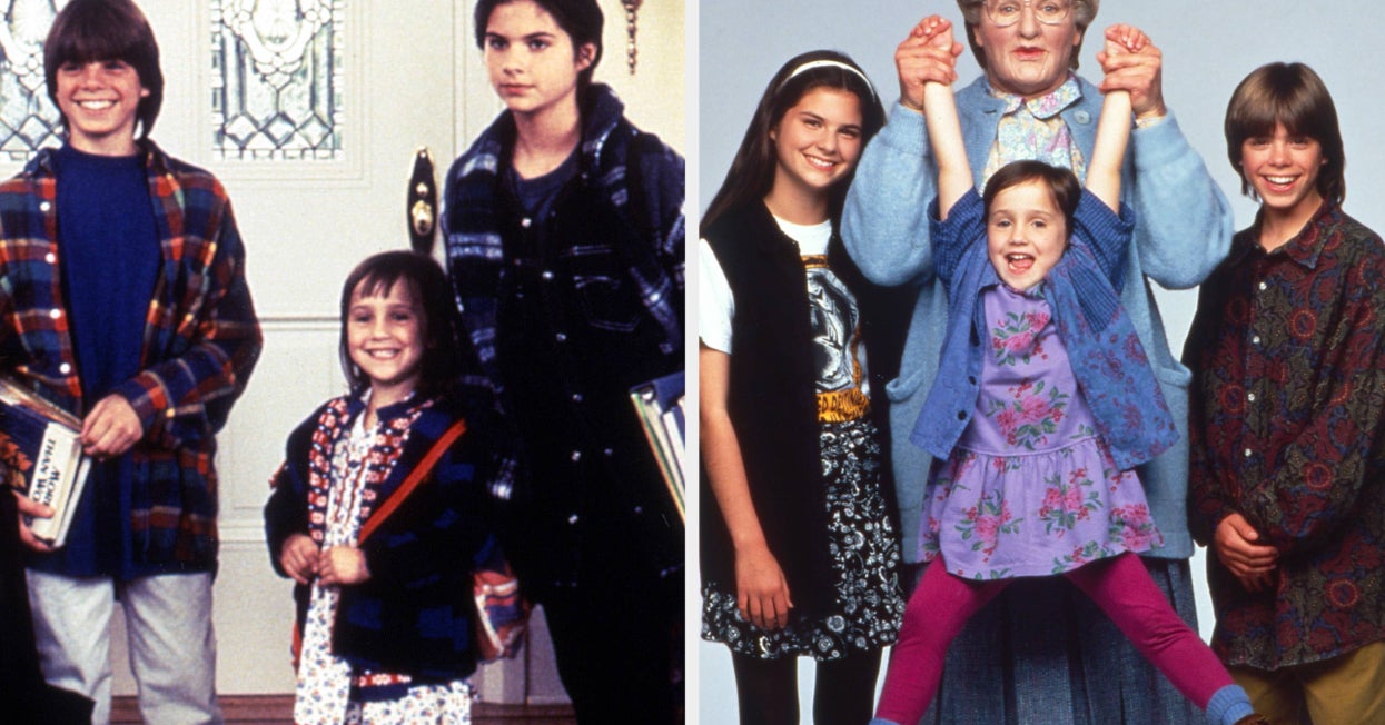 "Mrs. Doubtfire" Former Child Stars Reunited Over 30 Years After The Movie's Release, And It's Absolutely Adorable