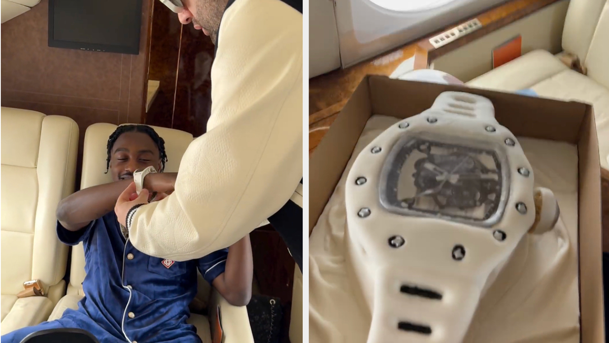 Lil Tjay Spends $500,000 on Watches From Benny da Jeweler, Flexes Private Jet After Being Arrested on Birthday