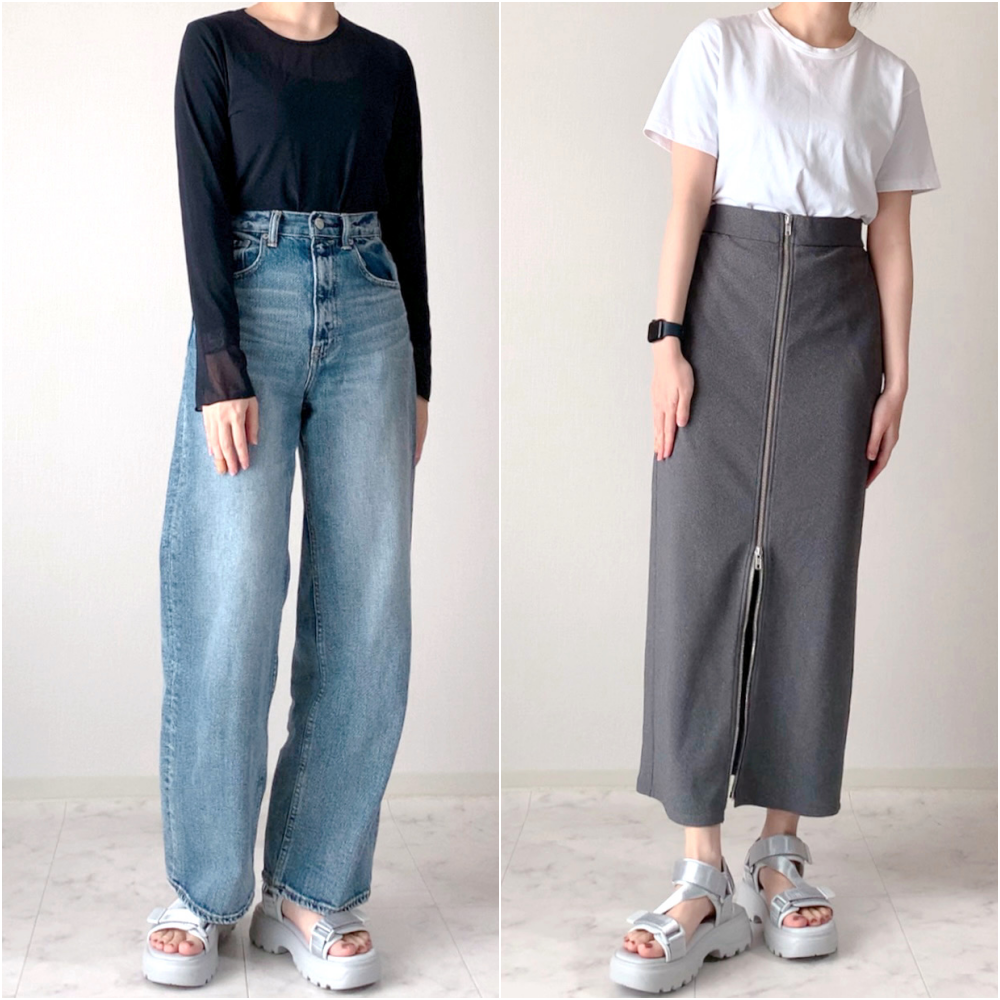 GUのおすすめファッションアイテム「ボリュームソールテープサンダル」