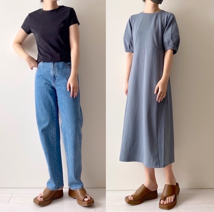 GUのおすすめファッションアイテム「サムループトングサンダル+E」