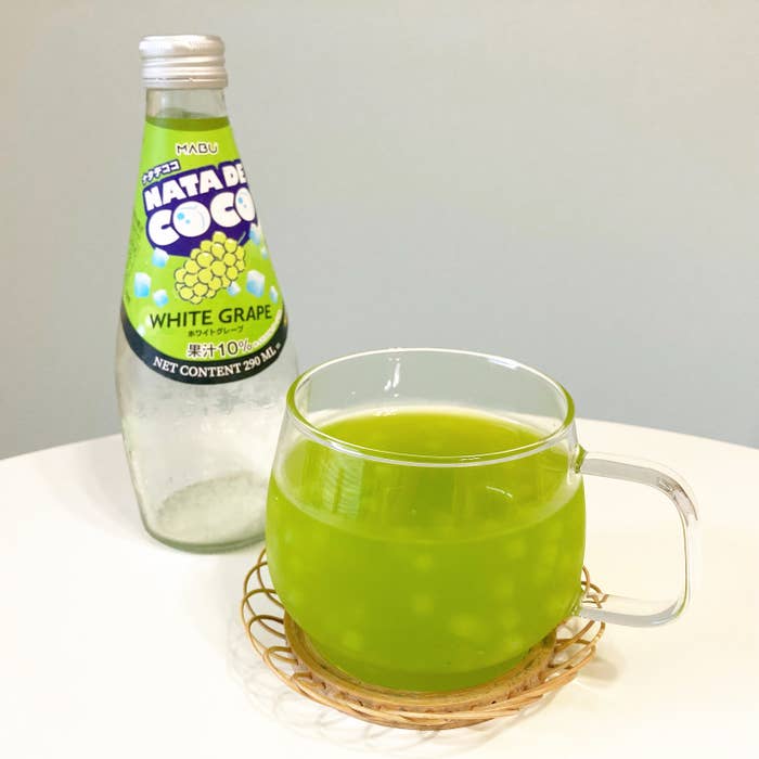 DAISO(ダイソー)で見つけたおすすめドリンク「ドウシシャ ナタデココ入りドリンク ホワイトグレープ 290ml」