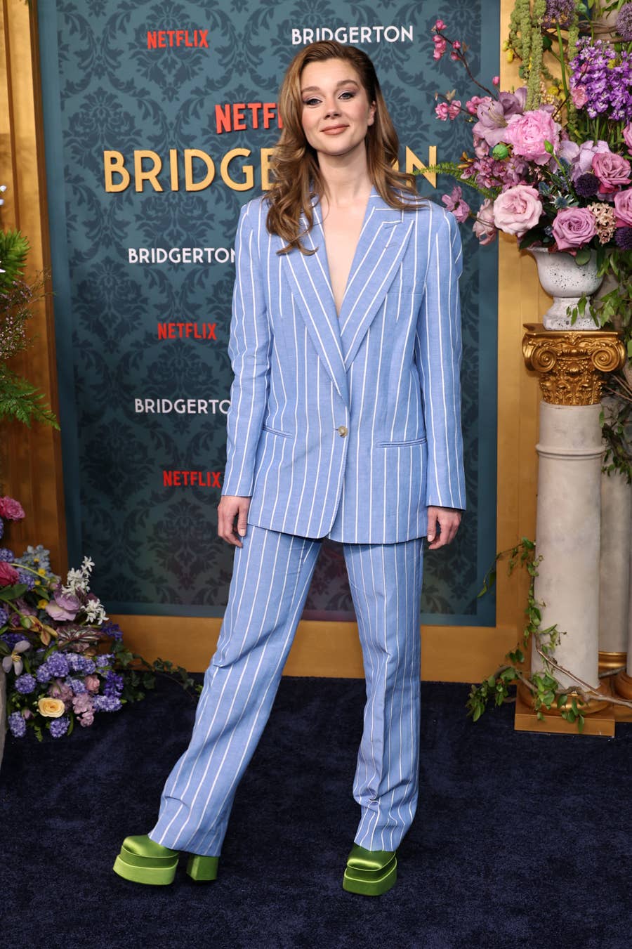 yerin nudefake Bridgerton's Claudia Jessie Wears Same Suit Twice While Promoting Season 3