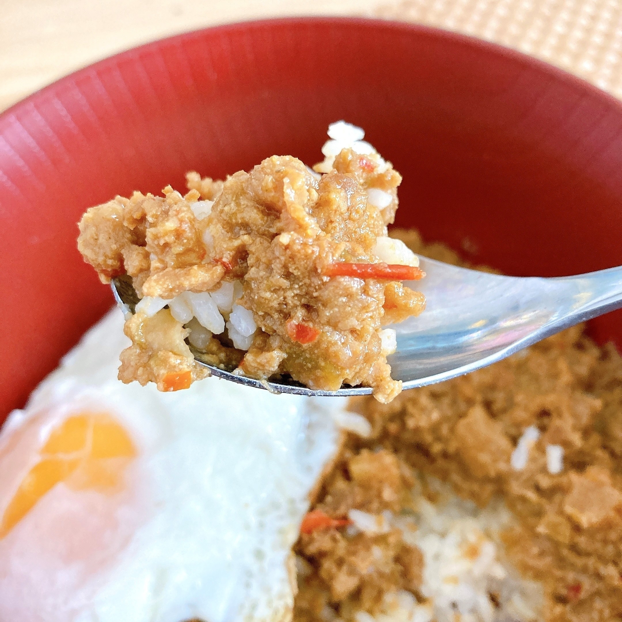 無印良品のおすすめタイ料理「ごはんにかける ガパオ」