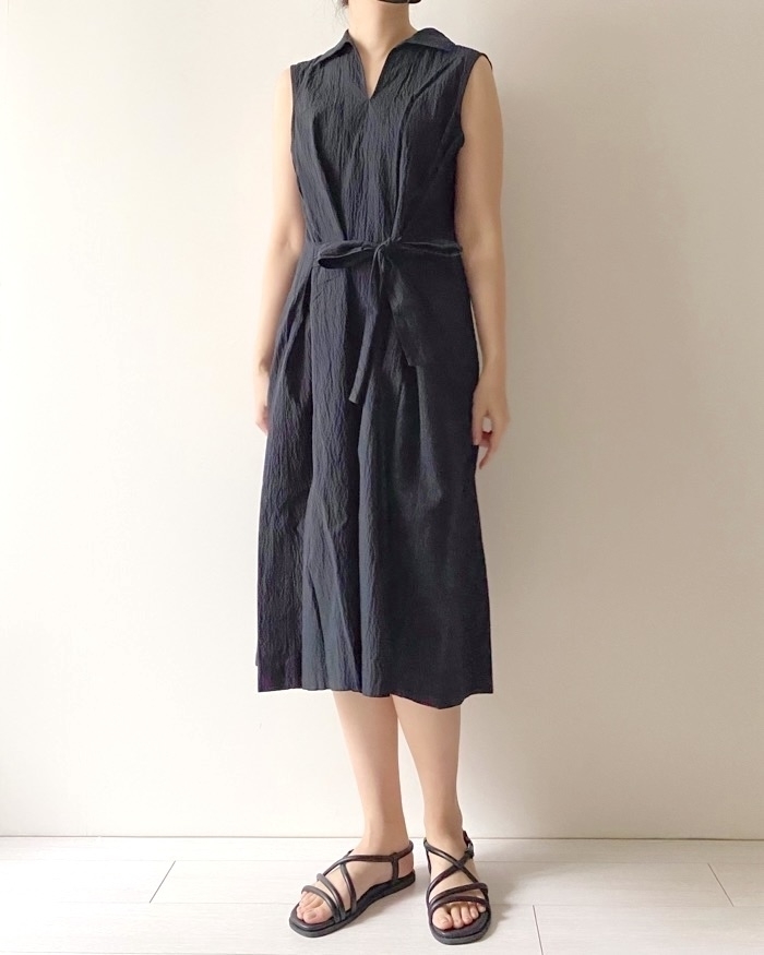 UNIQLO（ユニクロ）のおすすめファッションアイテム「シアサッカーワンピース（ノースリーブ）」