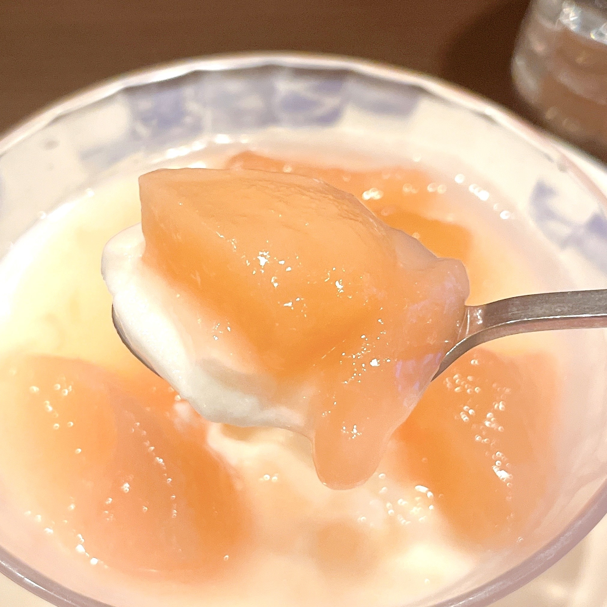 バーミヤンのおすすめメニュー「とろとろ白桃アンニン」