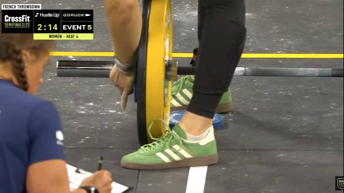 CrossFit star Laura Horvath wore the shoes to win a competition over the weekend.