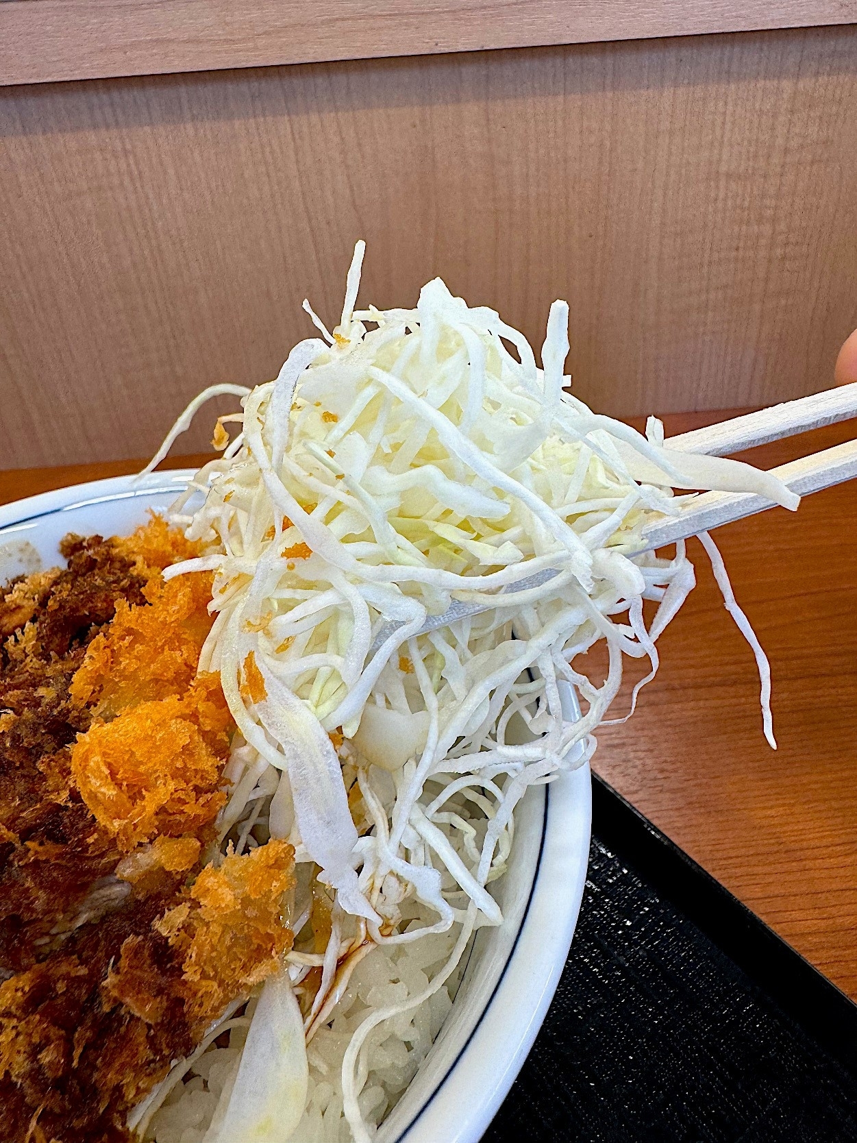 かつやのオススメメニュー「ソースカツ丼（梅）」